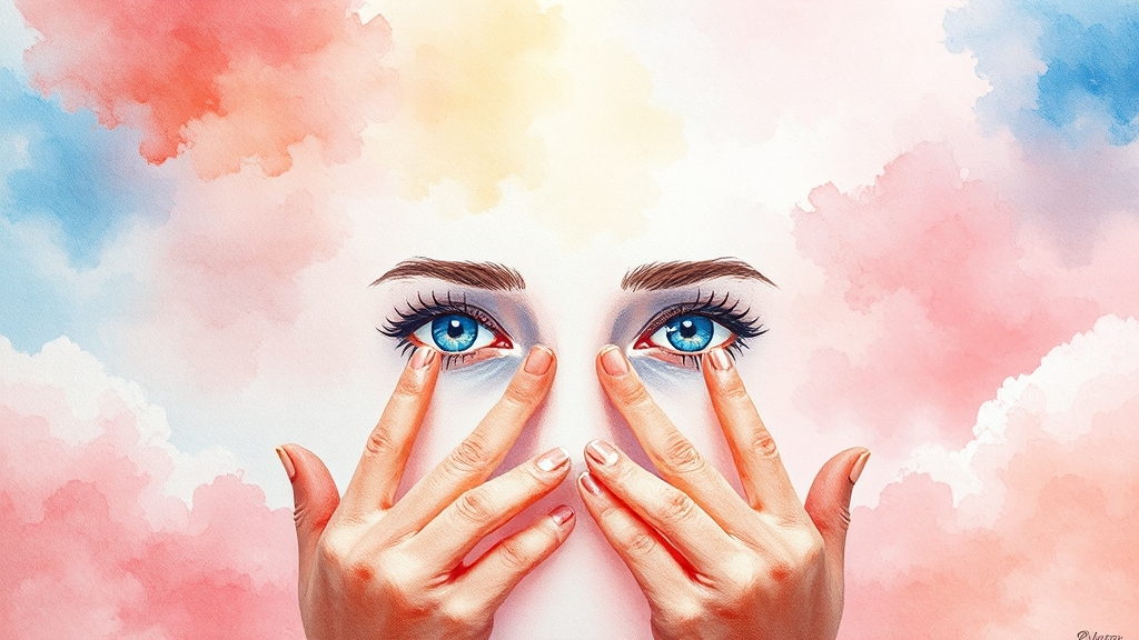 건강한 눈, 편안한 일상 (watercolor 스타일)