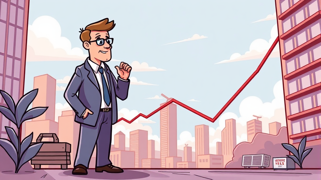 시장 충격 시 투자자, 이렇게 대처하세요 (cartoon 스타일)