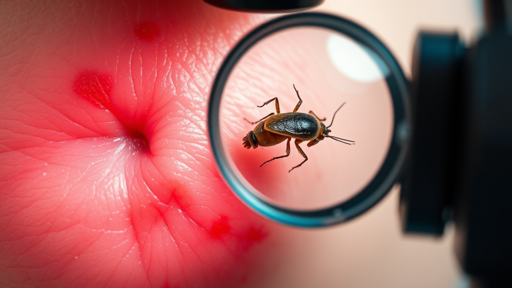 사면발이 예방 및 관리 (realistic 스타일)