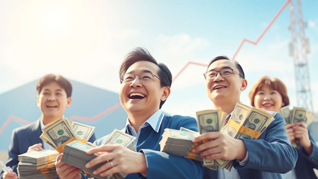 배당 정책 변화 가능성 분석 (realistic 스타일)