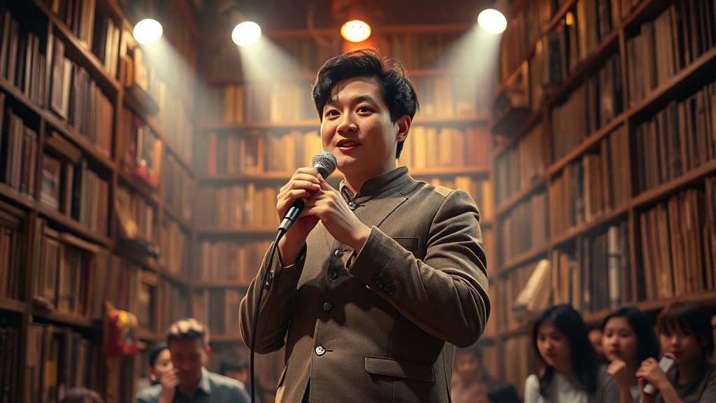 우즈 인기 상승 요인 및 최근 활동 (realistic 스타일)