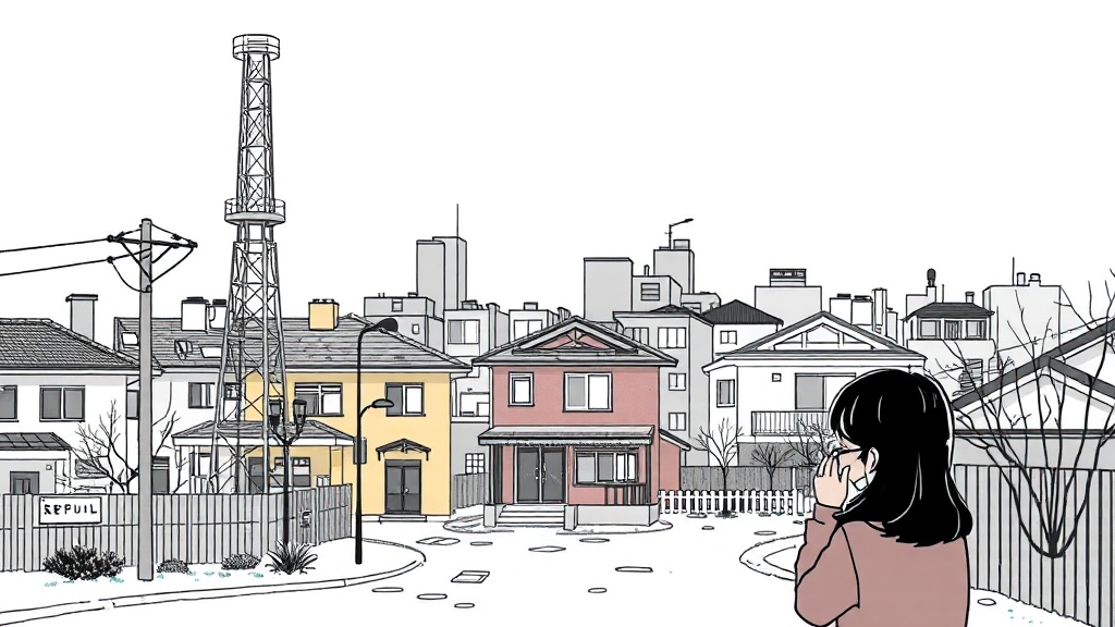 최근 부동산 대책 (illustration 스타일)