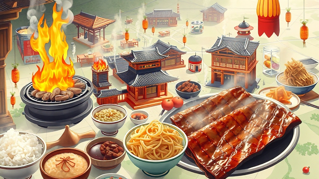 성북동 맛집 위치 및 정보 (realistic 스타일)