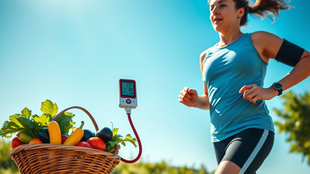 혈압약과 함께, 생활 습관 개선 노력 (realistic 스타일)