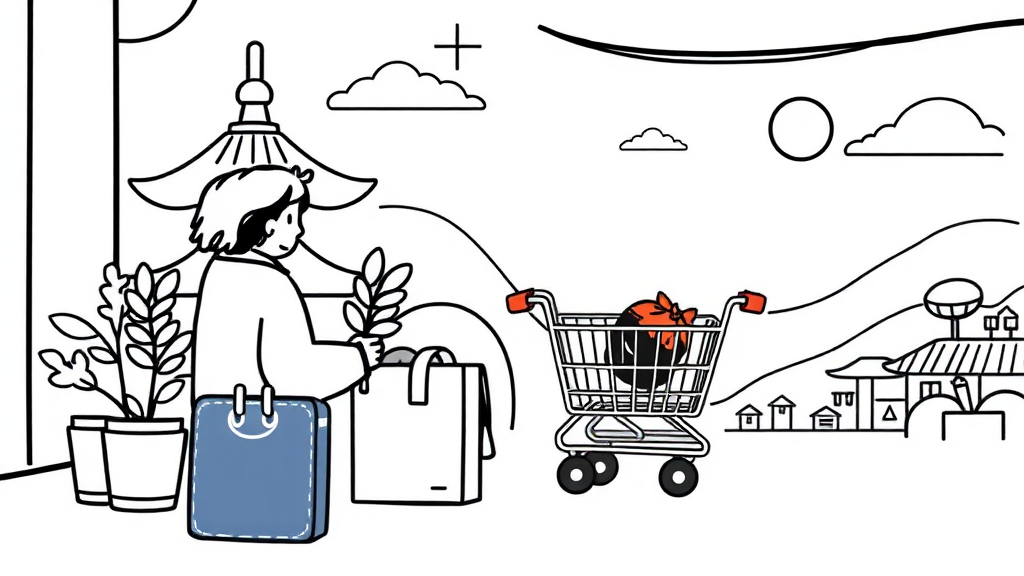 해외 직구 시 개인통관고유부호 입력 방법 및 주의사항 (illustration 스타일)