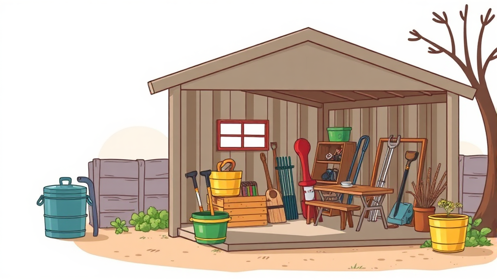 농막의 정의와 합법 설치 기준 (cartoon 스타일)