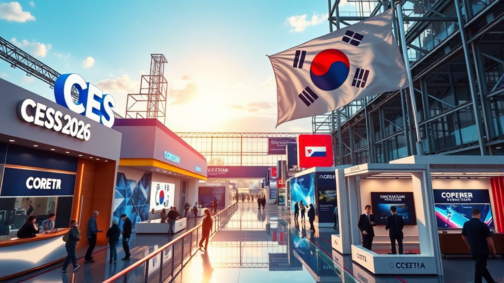 통합한국관 참가 기업 지원 (realistic 스타일)