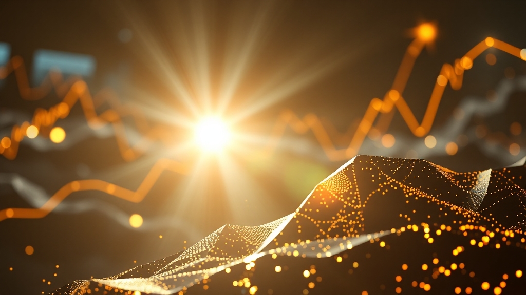 주가 상승 배경: 기대감과 기술력 (realistic 스타일)