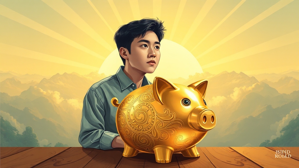 청년도약지원금, 어떤 혜택을 받을 수 있나요? (illustration 스타일)