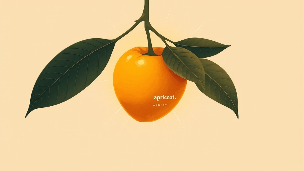 살구 섭취 시 주의사항 (illustration 스타일)