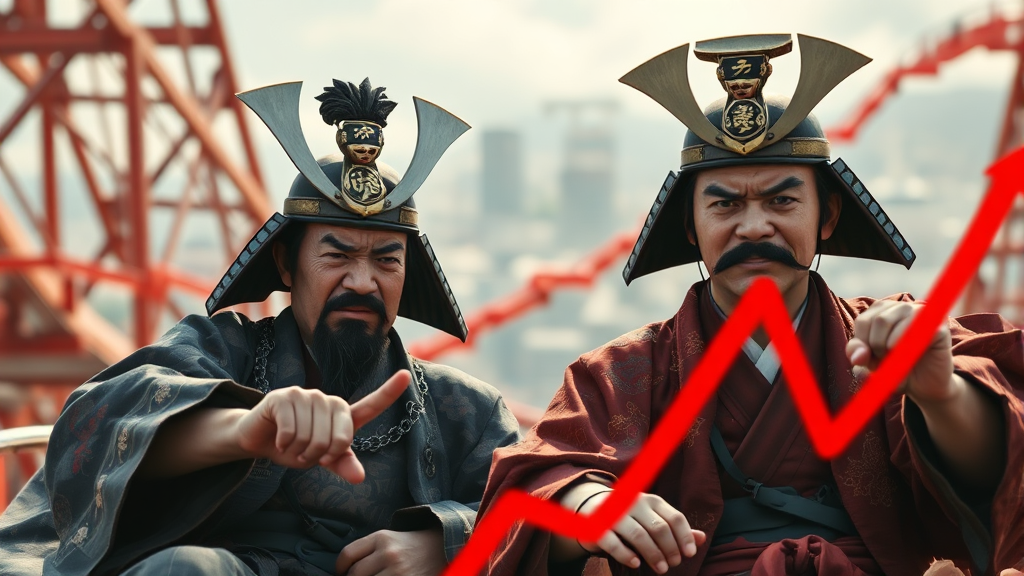 엔화 약세/강세 원인 분석 (realistic 스타일)