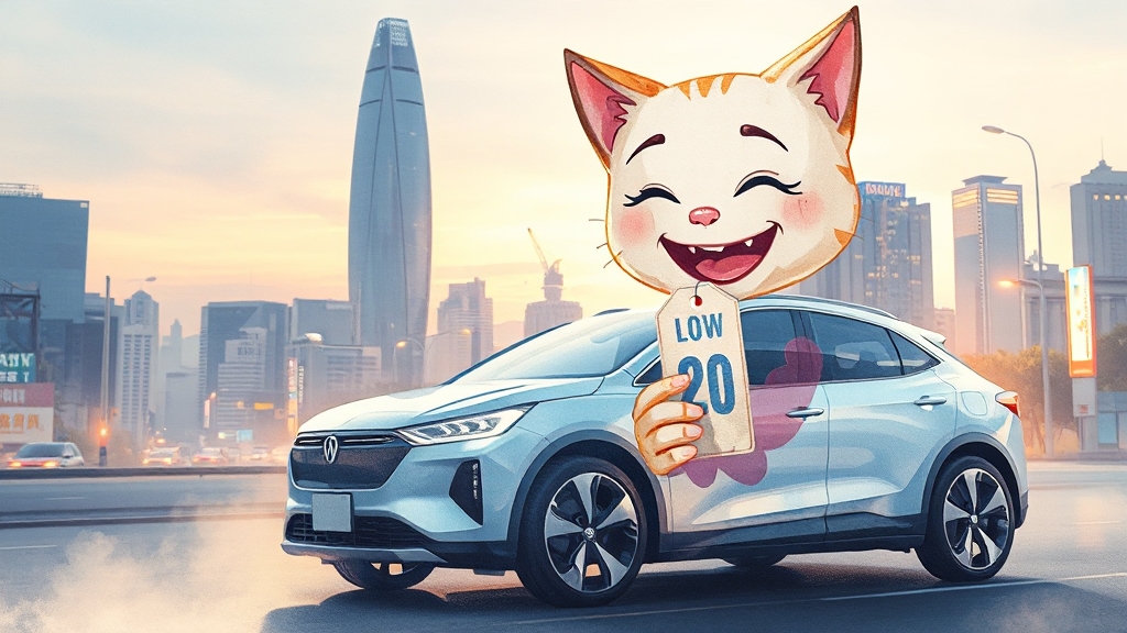 캐스퍼 EV 가격 & 보조금 정보 (watercolor 스타일)