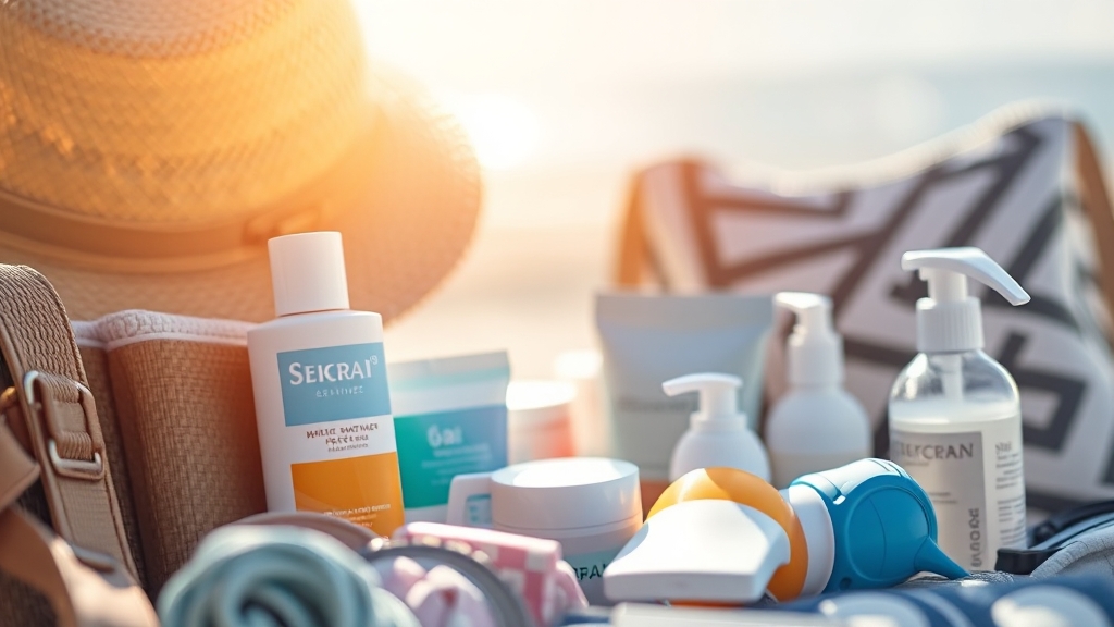 세면도구 및 개인 위생용품 (realistic 스타일)