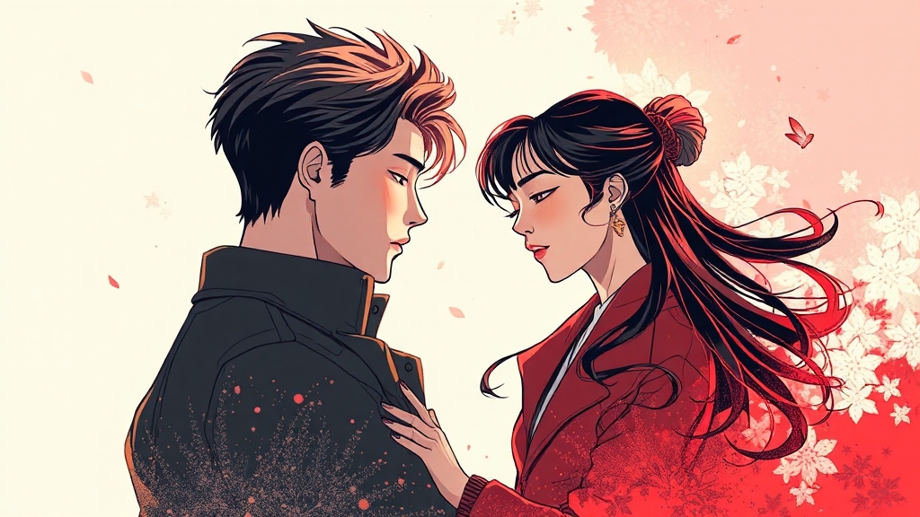 주요 등장인물 관계 분석 (illustration 스타일)