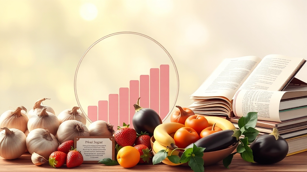 혈당 관리에도 효과적 (realistic 스타일)