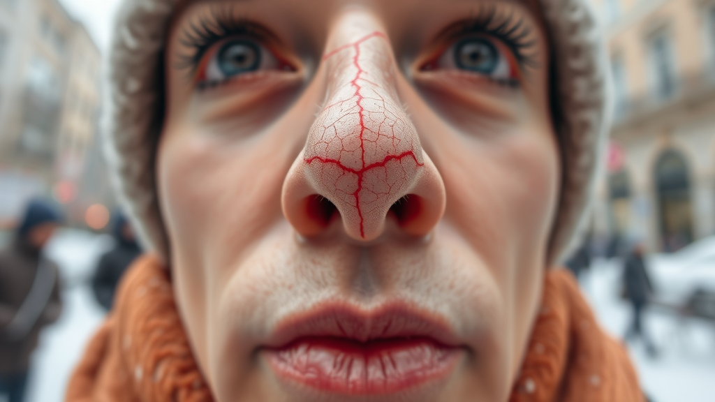 혈관운동성 비염과 다른 비염 비교 (realistic 스타일)