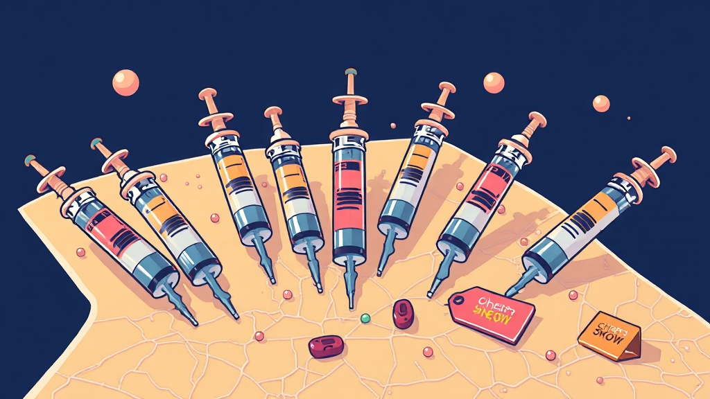 지역별 독감 예방접종 비용 비교 (illustration 스타일)