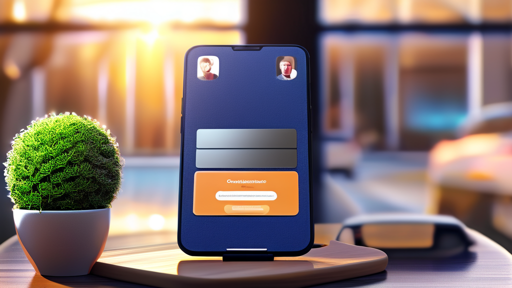 간편하게 신청하자! 비즈플러스카드 발급 절차 (realistic 스타일)