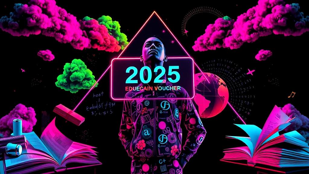 바우처 사용처 및 활용 사례 (popart 스타일)