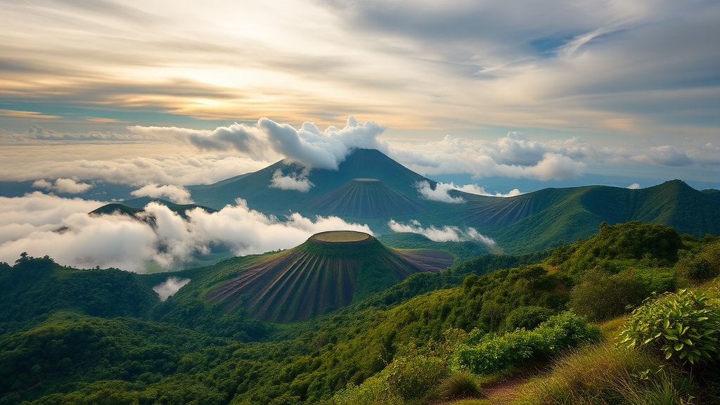 로콘 산 & 토모혼 고지대 탐험 (realistic 스타일)