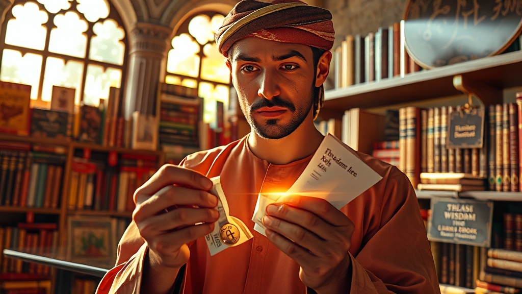 알라딘, 민생지원금 사용법 (realistic 스타일)