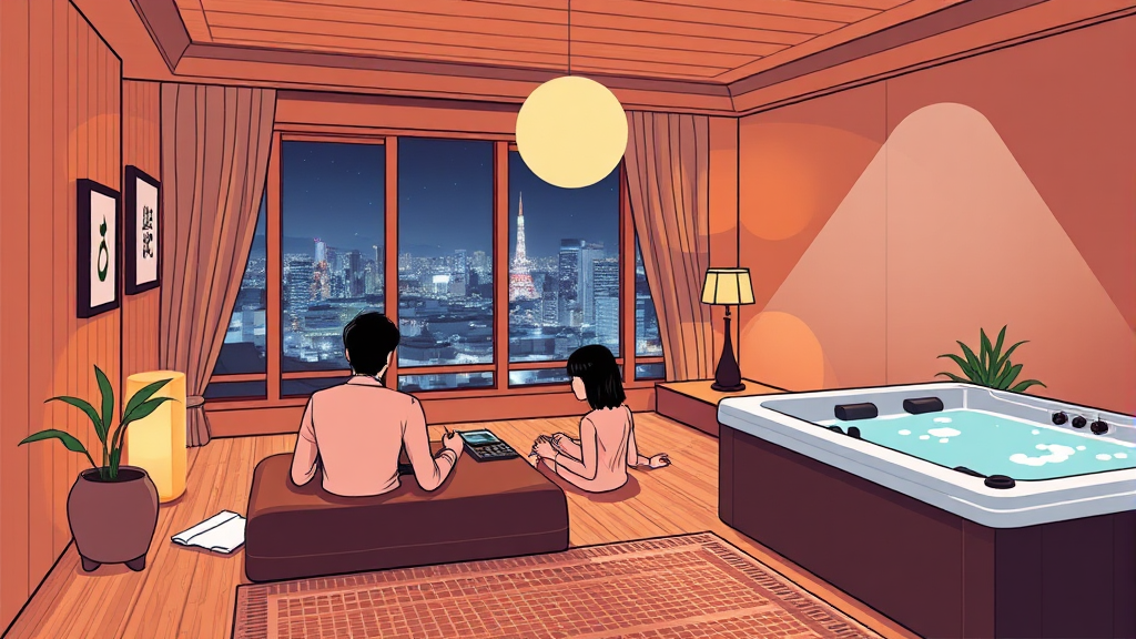 객실 정보 및 특징 (illustration 스타일)