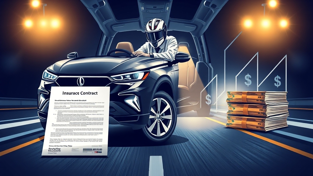 리스 & 특수 차량, 보험 가입 꿀팁! (illustration 스타일)