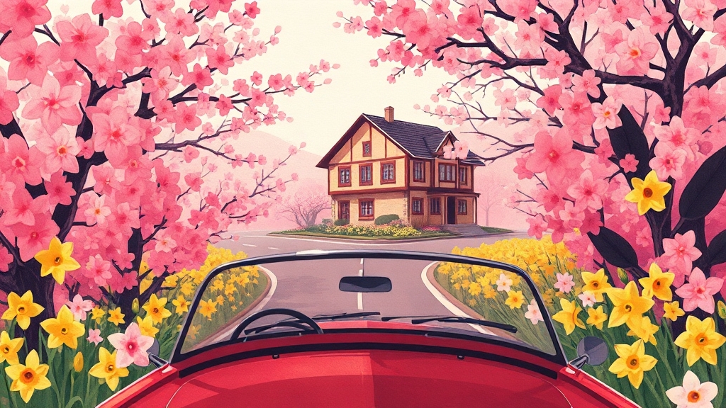 섬진강 드라이브 연계 추천 관광지 (cartoon 스타일)