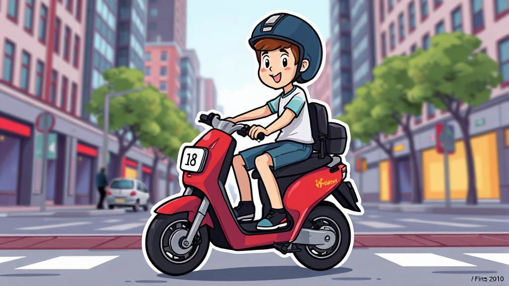 개인형 이동 수단 관련 규제 변화 (cartoon 스타일)