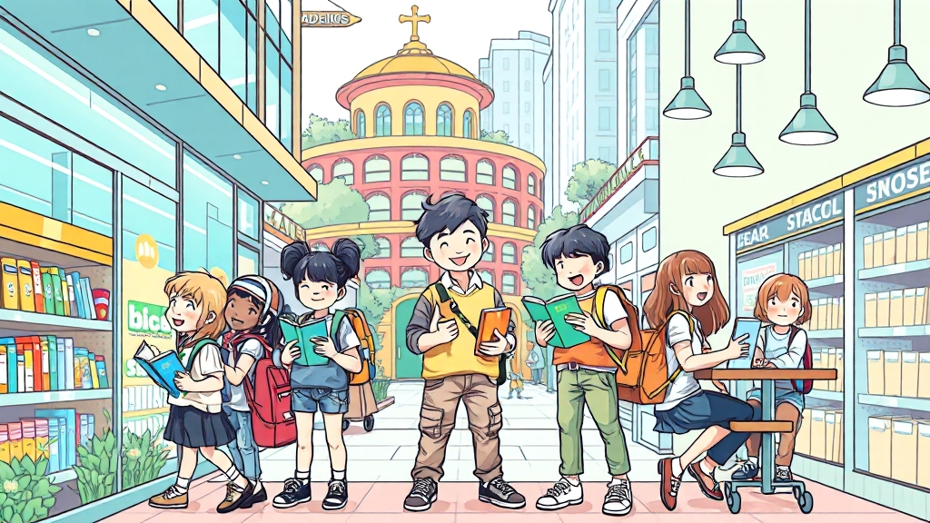 바우처 사용처 상세 안내 (illustration 스타일)