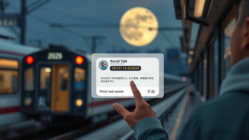 2025 추석 기차표, 언제 예매해야 할까요? (realistic 스타일)