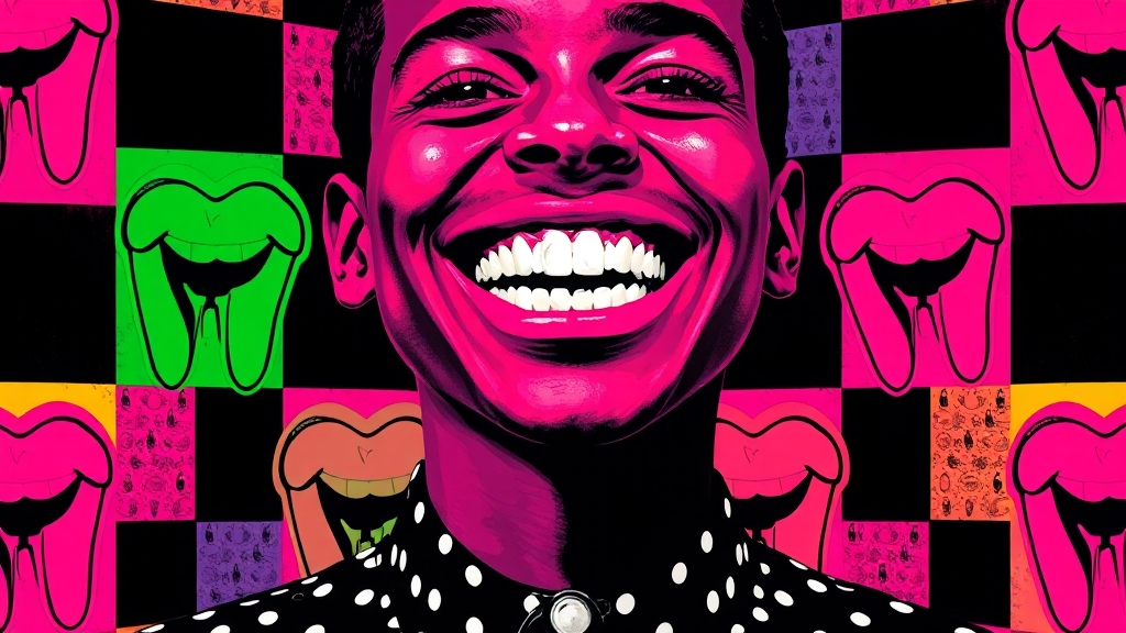 치아 잇몸, 왜 중요할까? (popart 스타일)