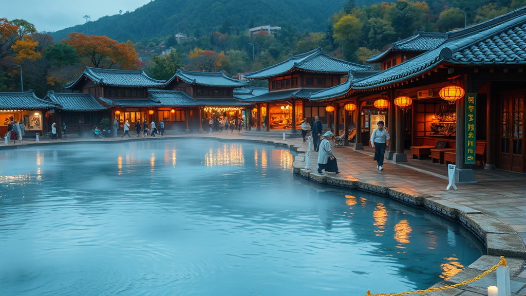 주변 관광 코스 (realistic 스타일)