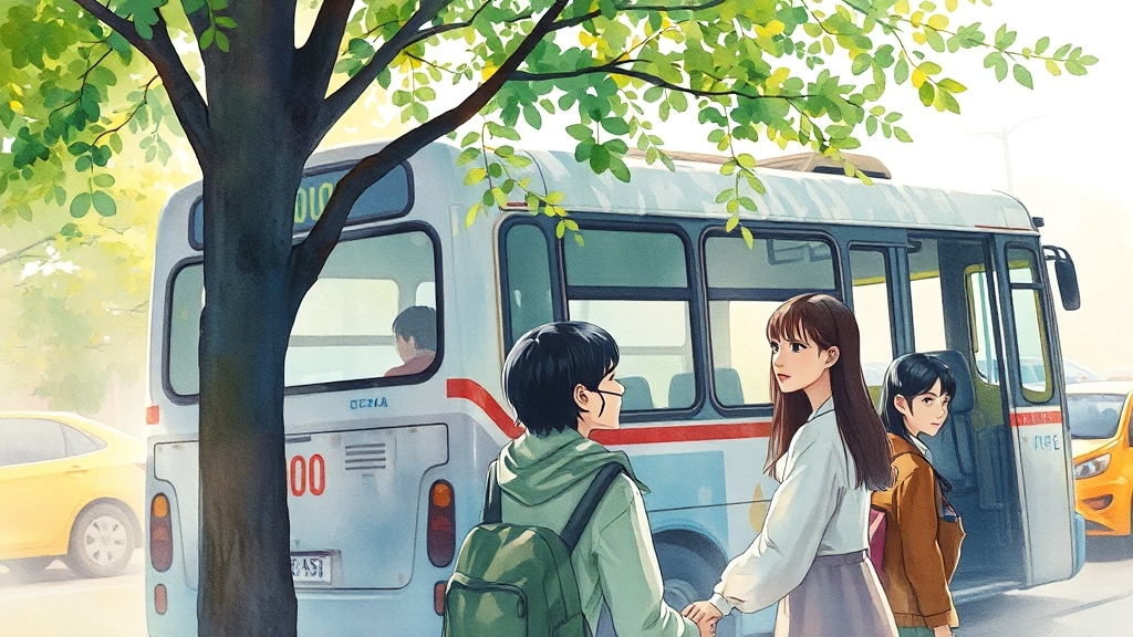 매력적인 등장인물 (watercolor 스타일)