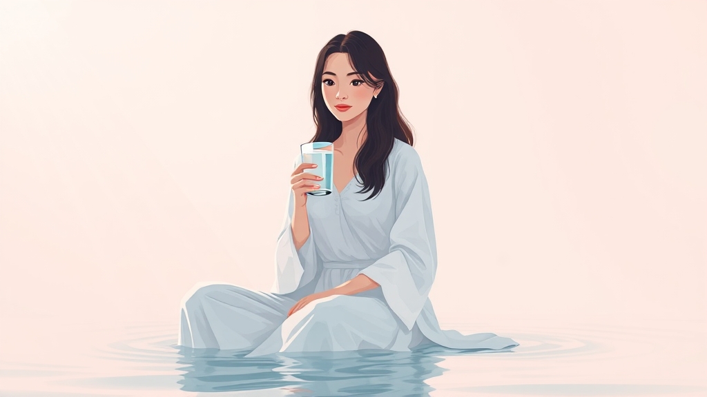 일상 속 어지럼증 관리 꿀팁 (illustration 스타일)