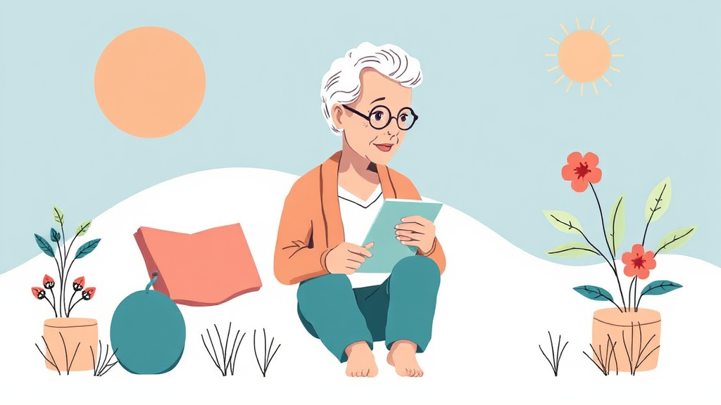 치매 보험, 나에게 맞는 상품 선택 전략 (illustration 스타일)