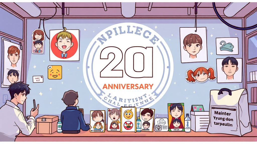 굿즈 라인업 및 가격 (illustration 스타일)