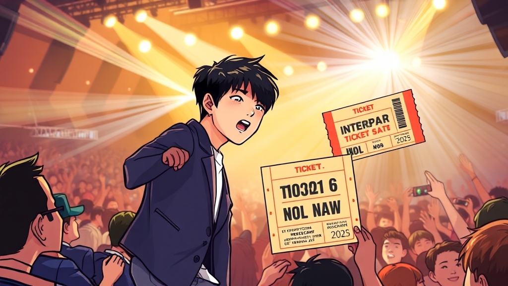 공식 예매처 및 추가 정보 확인 (cartoon 스타일)