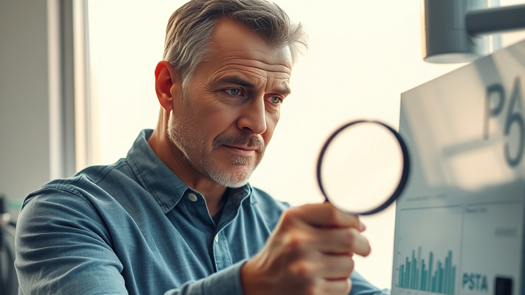 전립선 질환과 PSA 검사, 어떤 관계일까요? (realistic 스타일)