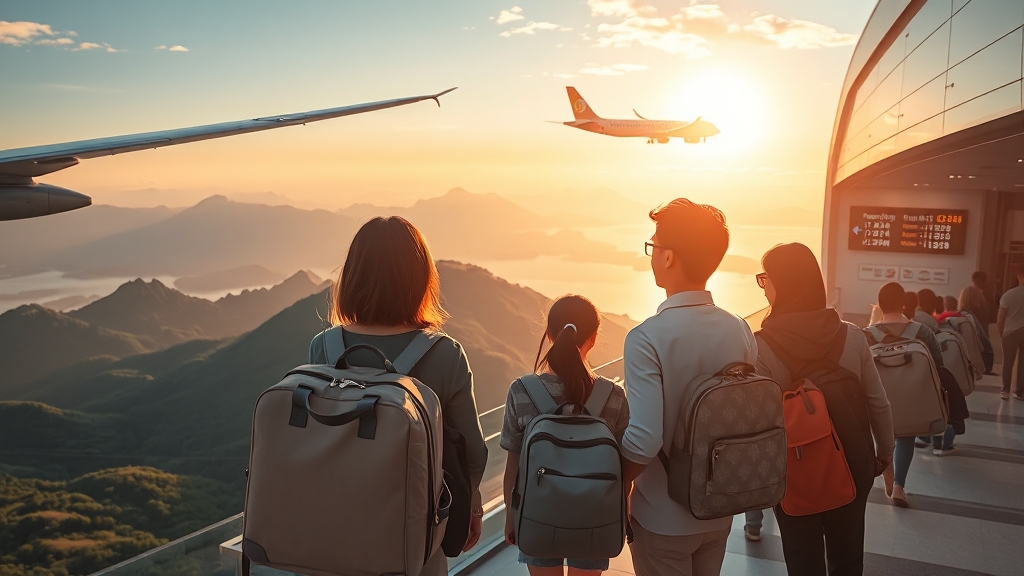 여행 상품 및 프로모션 정보 (realistic 스타일)