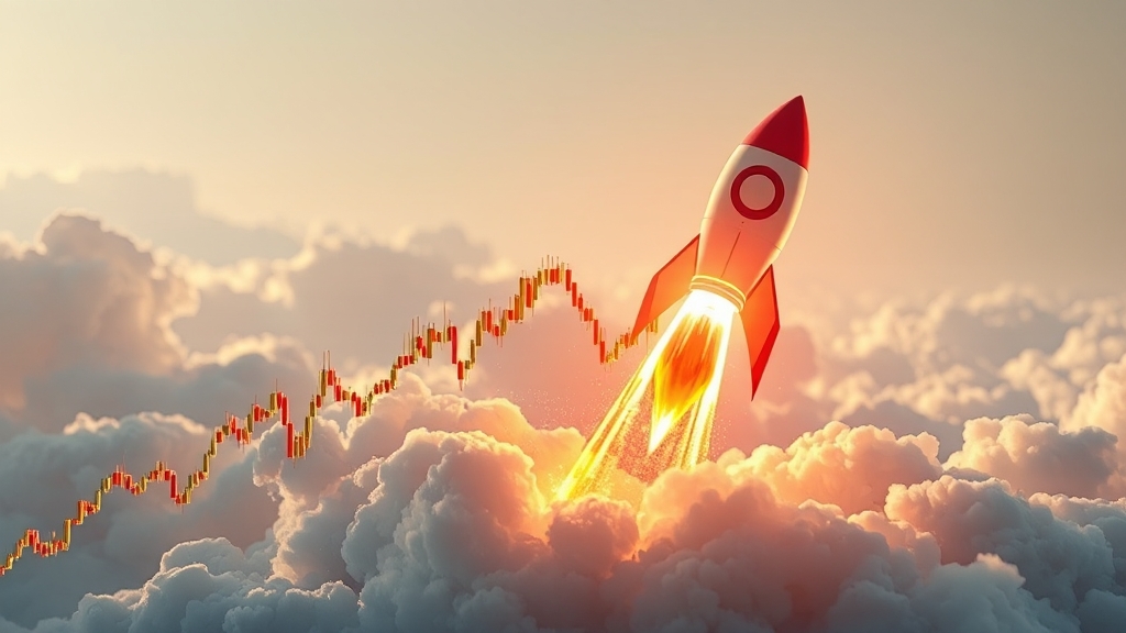 기술적 분석 및 차트 분석 (realistic 스타일)