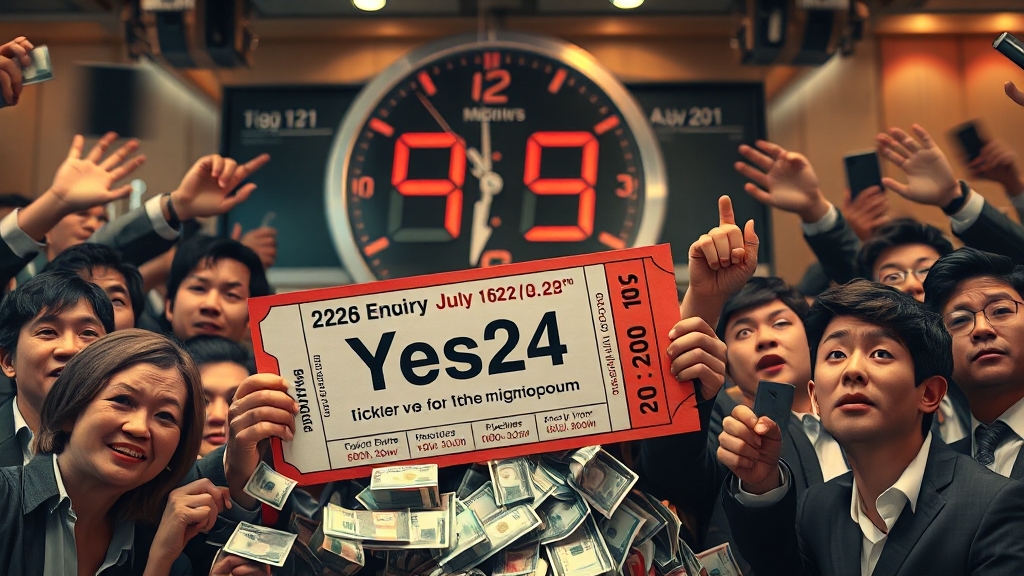 티켓 예매 안내 (realistic 스타일)