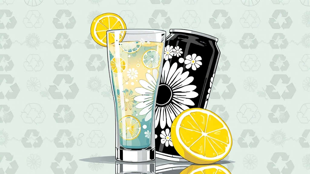 지디 하이볼, 디자인에 담긴 의미는? (illustration 스타일)