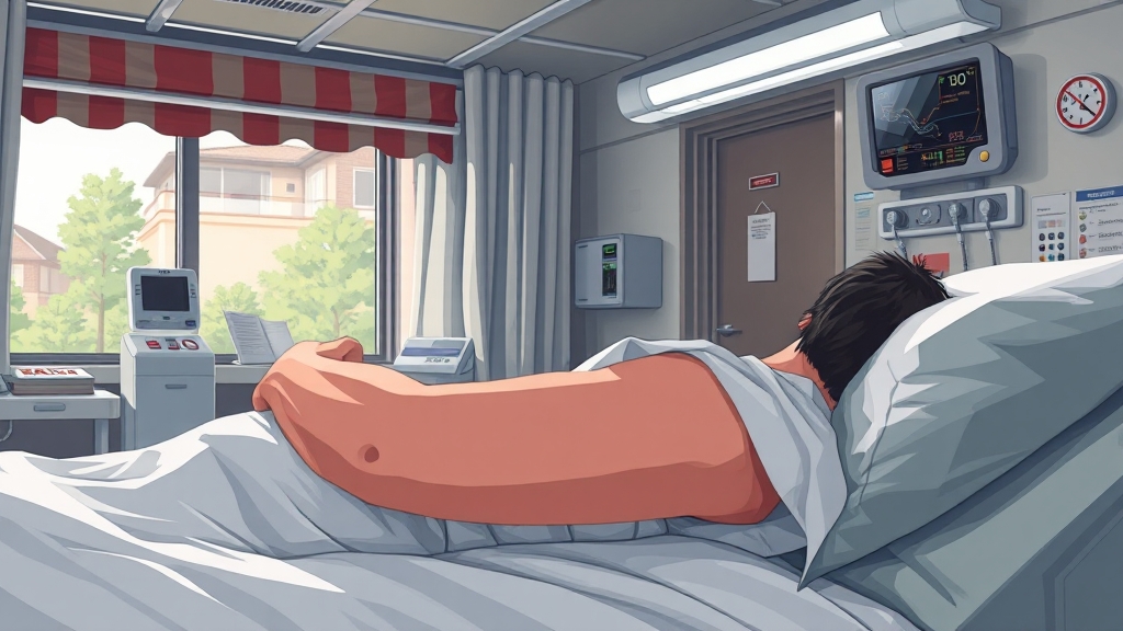 쏘임 후 관리 및 약물 치료 (illustration 스타일)