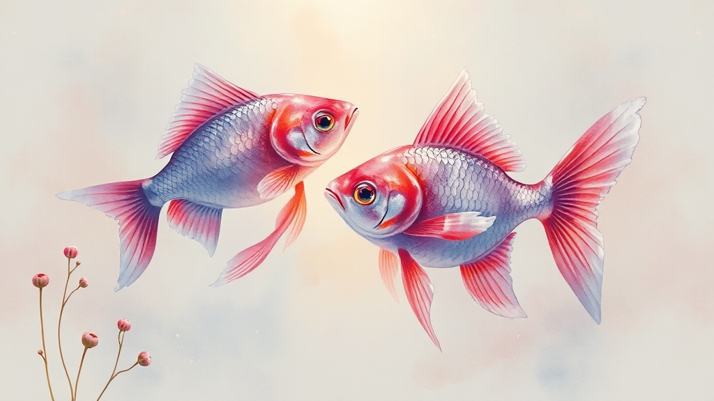 메기남녀, 영어로 어떻게 표현할까? (watercolor 스타일)