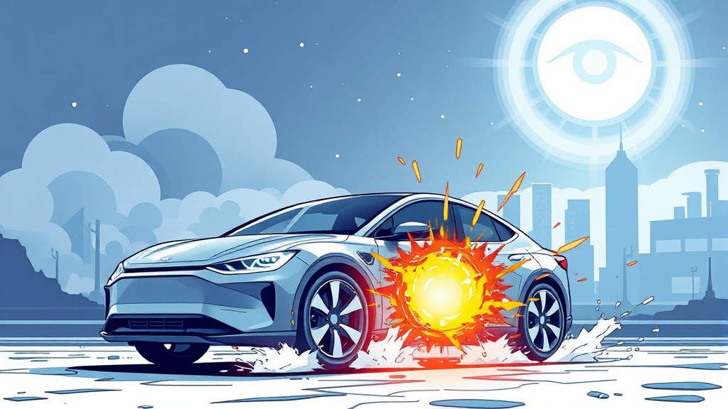 BYD 기술력 및 핵심 시스템 (illustration 스타일)