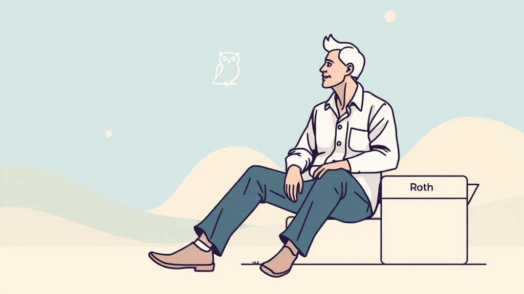 퇴직소득세, 이제 걱정 마세요! (illustration 스타일)