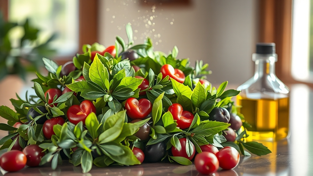 엑스트라버진, 건강에 어떻게 좋을까? (realistic 스타일)