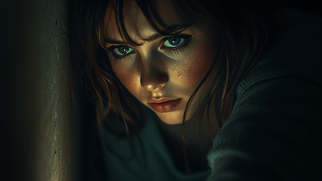 딸의 증언, 진실의 열쇠? (realistic 스타일)