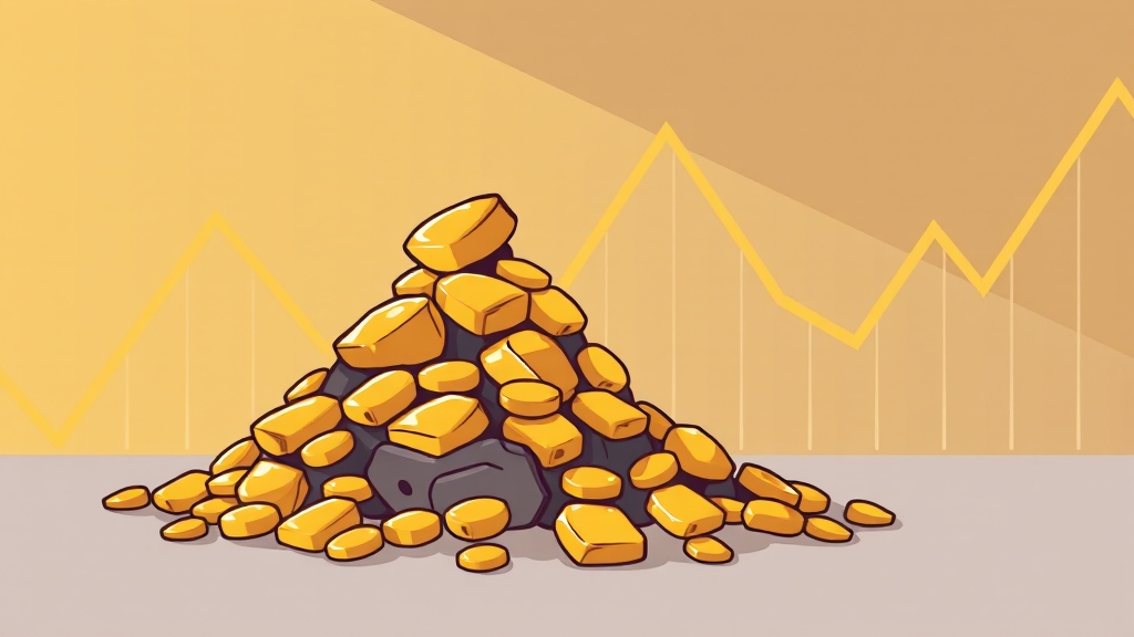 금 투자, 장점과 단점 (cartoon 스타일)